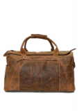 Vintage-Leder Reisetasche, braun